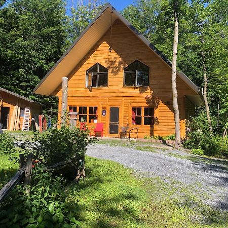 Chalet En Bois Rond Vila Sainte-Marie Exterior foto