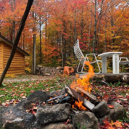 Chalet En Bois Rond Vila Sainte-Marie Exterior foto