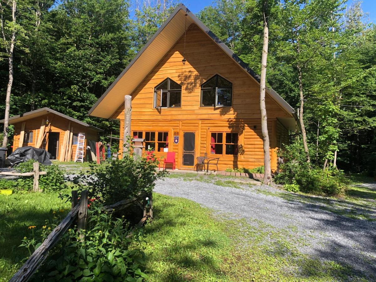 Chalet En Bois Rond Vila Sainte-Marie Exterior foto