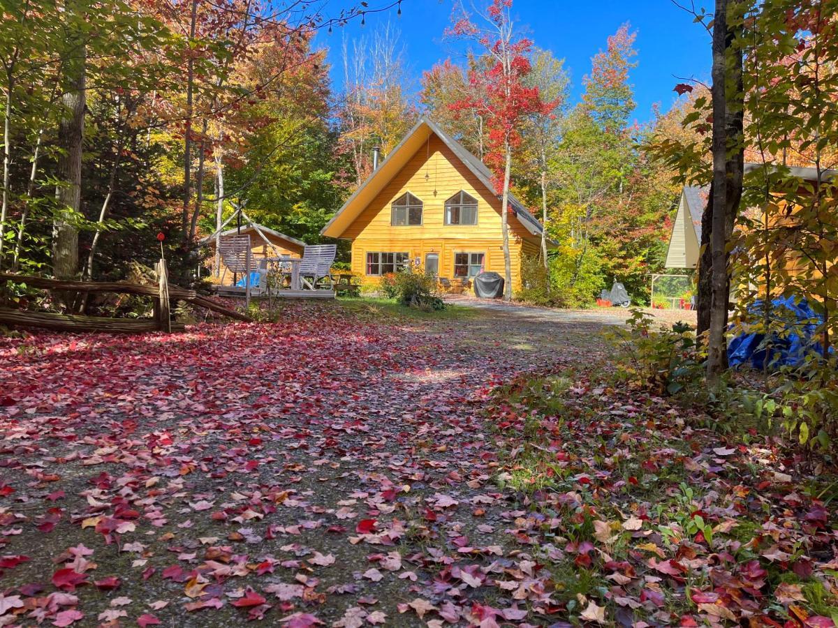 Chalet En Bois Rond Vila Sainte-Marie Exterior foto